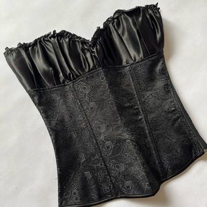 Paisley Print Corset
